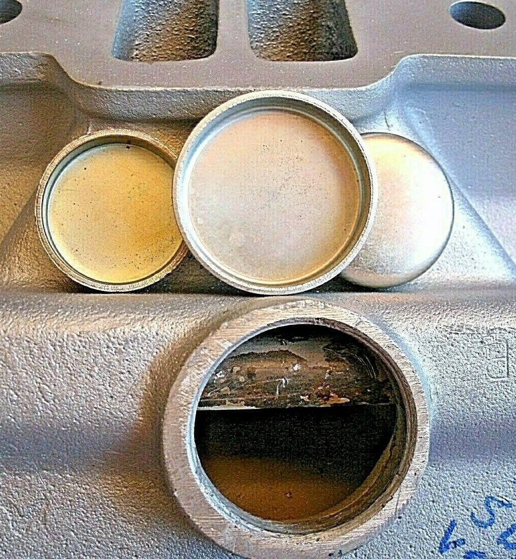 1 SET of 3 New Rover V8 Carburettor Inler Manifold Stainless Steel Core Plugs