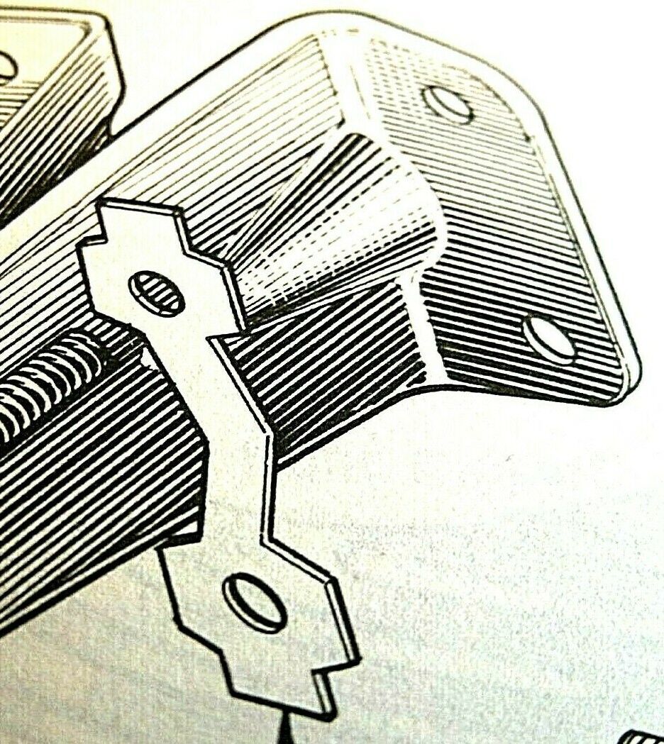 New Ford Lotus Cortina MK1 Set Of 4 Engine Mount Lock Tabs