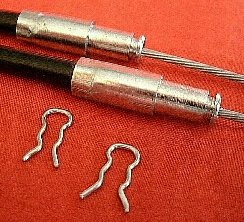 ROVER P6B 1 New Pair of Cold start Choke Cable Fixing clips to Carburetor body