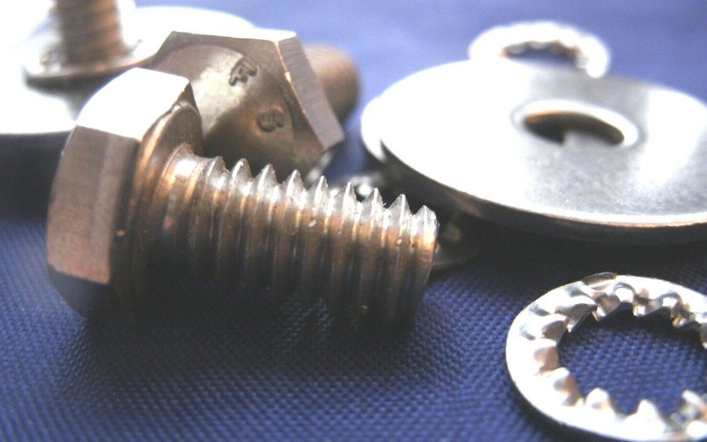 Early MORGAN V8 3.5 Water Pump Belt Pulley Bolt & Washer kit in Stainless Steel