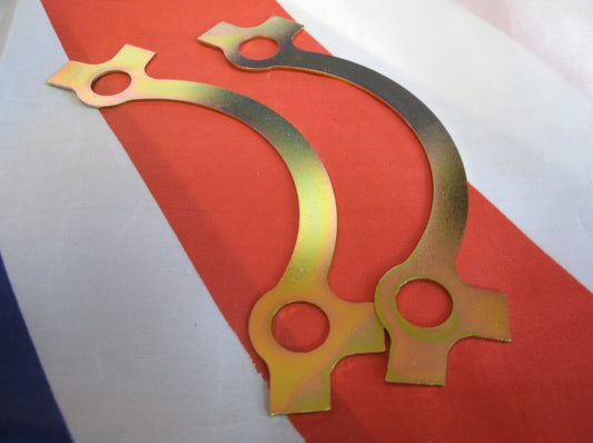 FORD LOTUS CORTINA MK 1 PAIR LOWER BOTTOM STEERING JOINT LEG STRUT LOCK TABS KIT