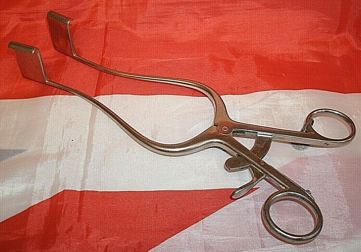 One Vintage Dental Examination Tool Stainless steel Complete Working 10/1973