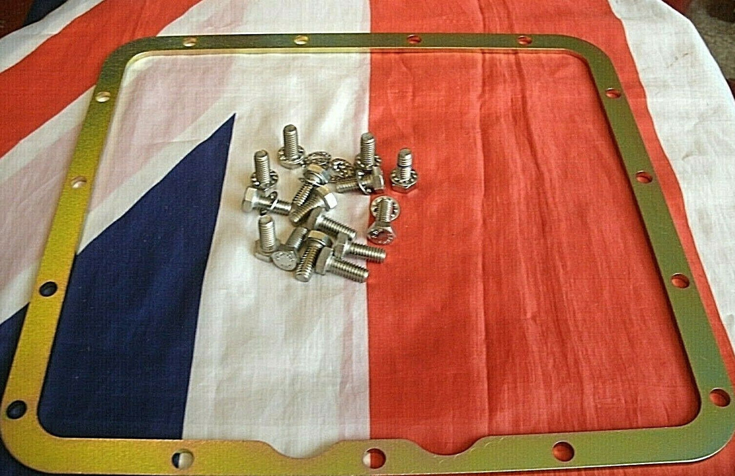 FORD Borg Warner 35 Automatic Gearbox Steel Support Plate COMPOSITE Gasket R.