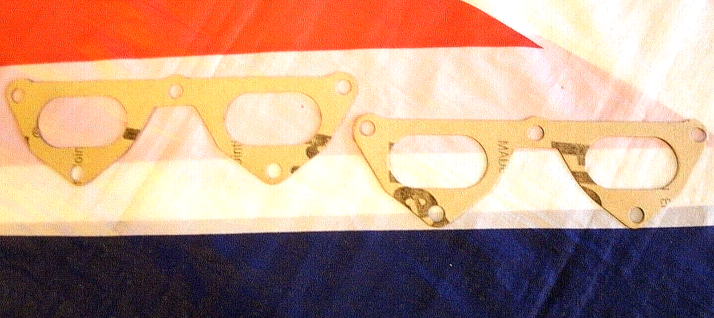 ONE NEW PAIR OF FORD ESCORT MK2 BDA RS 1800 STANDARD TYPE INLET MANIFOLD GASKETs