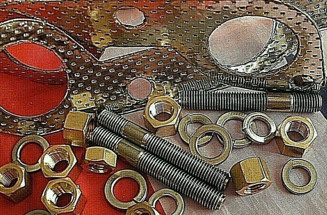 Land Rover 1.6 & 2.0 4 Cylinder Exhaust Manifold fitting kit Brass & Stainless