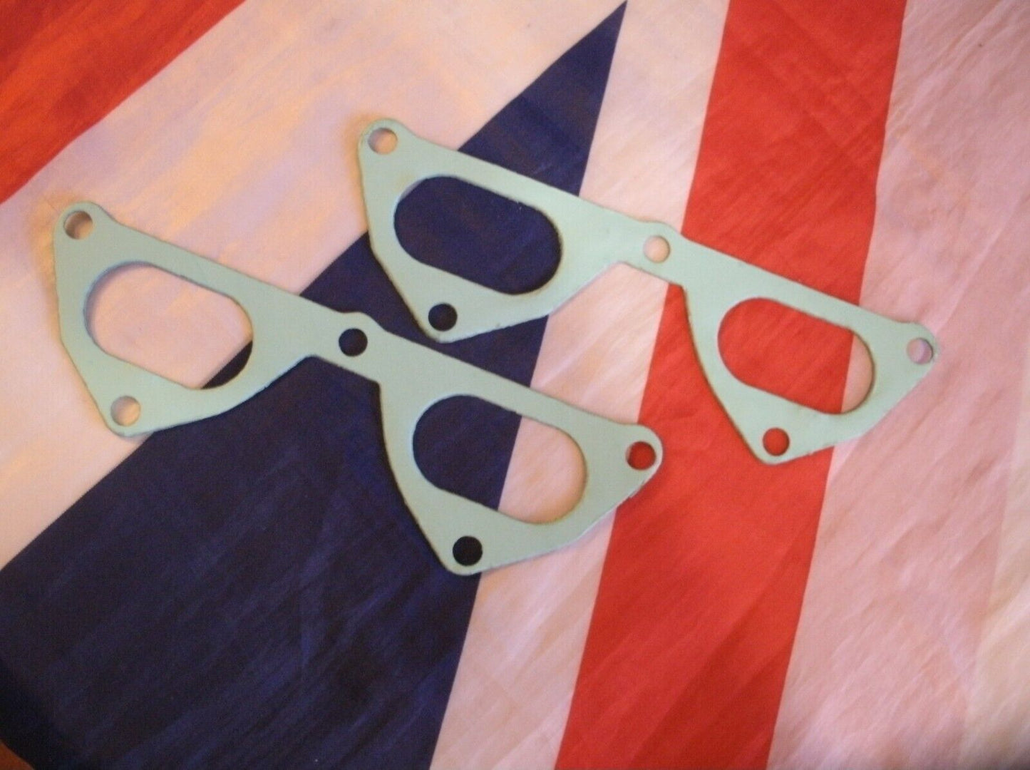 1 PAIR FORD ESCORT MK2 BDA RS 1800 UPRATED BIG BORE 1mm INLET MANIFOLD GASKETS.