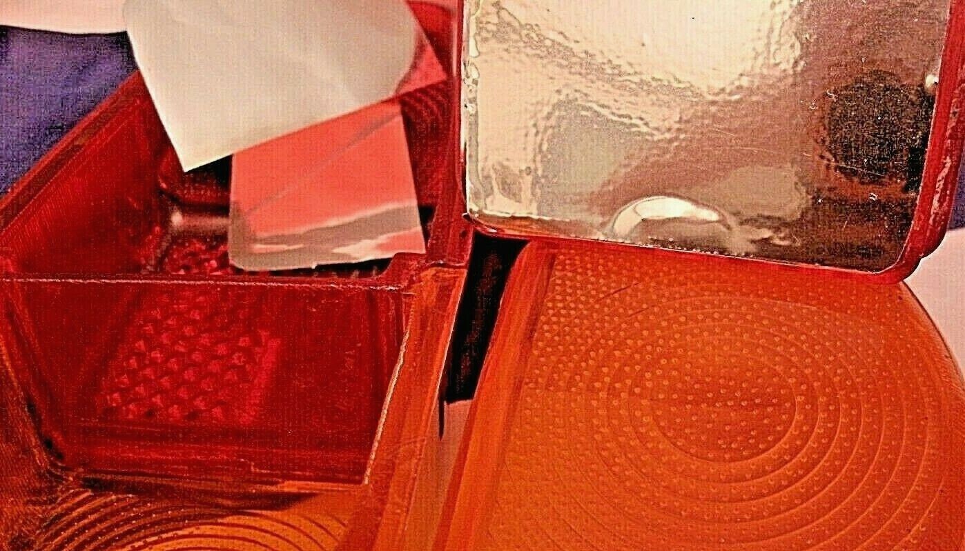 New Pair Rover P4 Rear Lamp Len Blank Reflector fits to stop & tail lamp