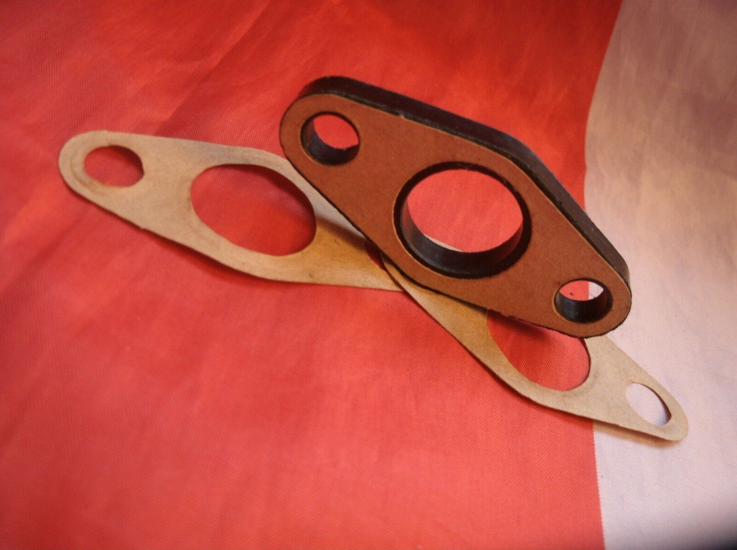 Ford Pinto SOHC 1.6 & 2.0 Petrol Pump Spacer Block REPAIR Gaskets One Pair
