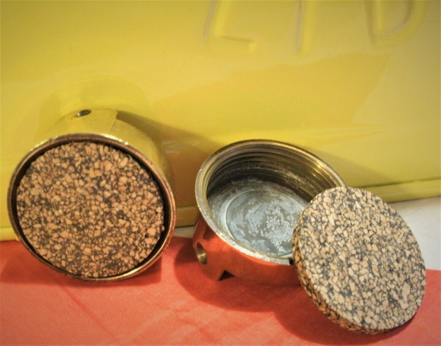 1 NEW 4 M THICK CORK SEAL FOR THE LIDS USED ON THE 2 GALLON VINTAGE PETROL CANS