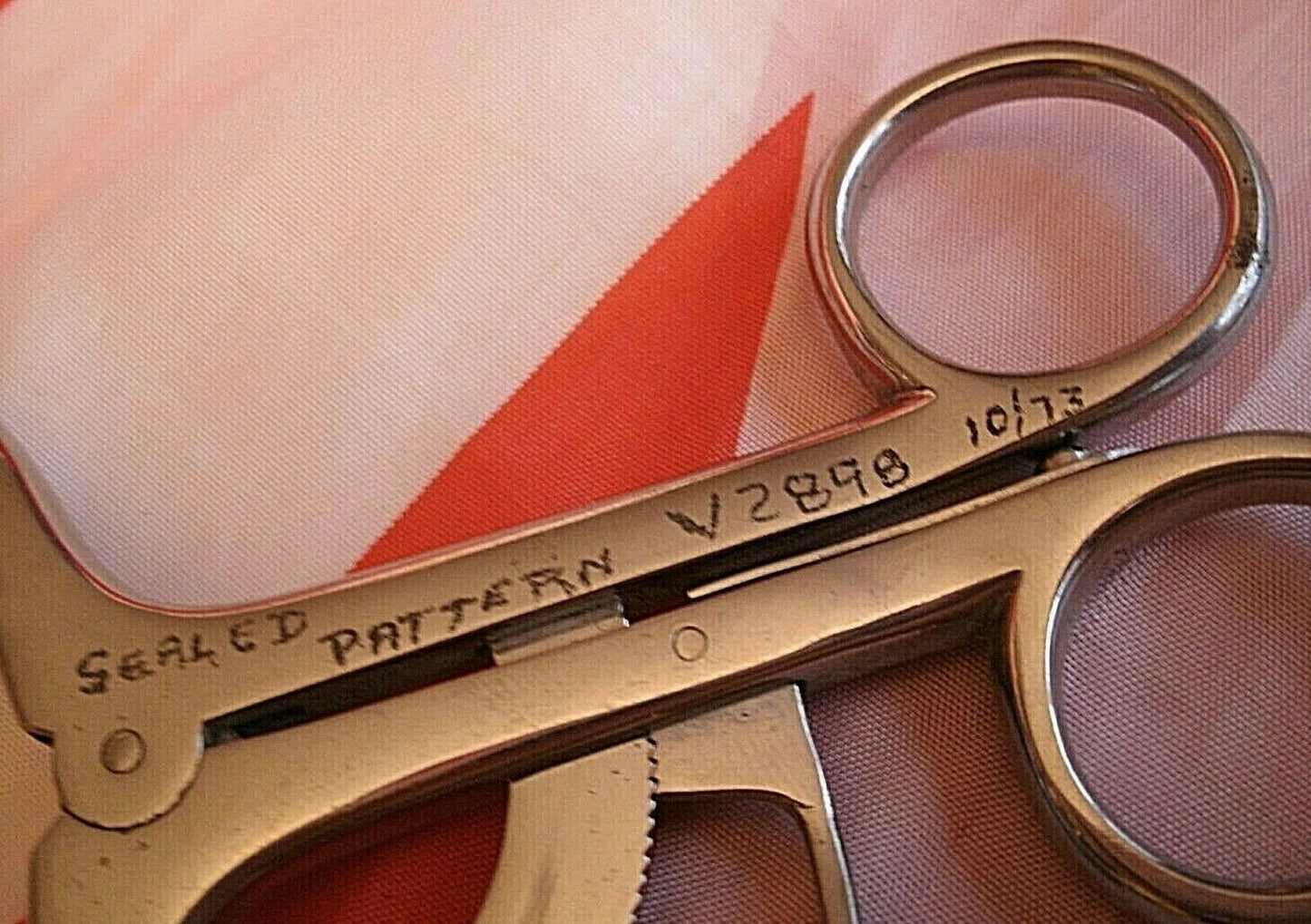 One Vintage Dental Examination Tool Stainless steel Complete Working 10/1973