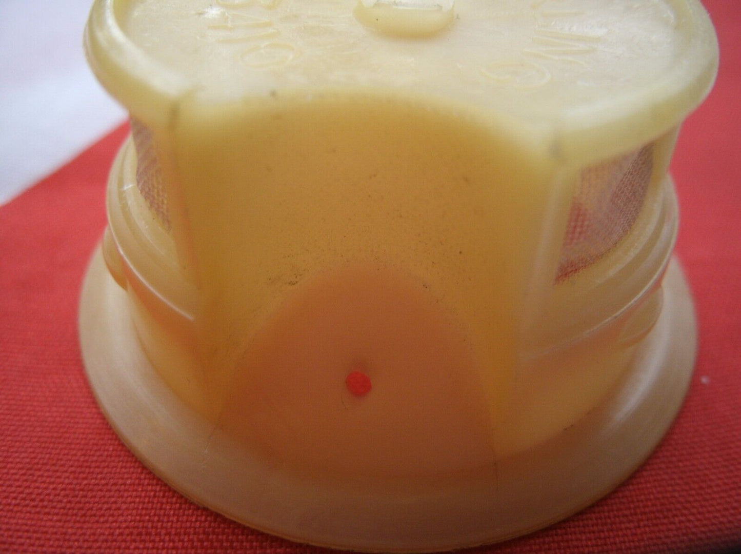 LAND ROVER SERIES NEW OLD STOCK STEEL BRAKE FLUID SUPPLY TANK FILTER.