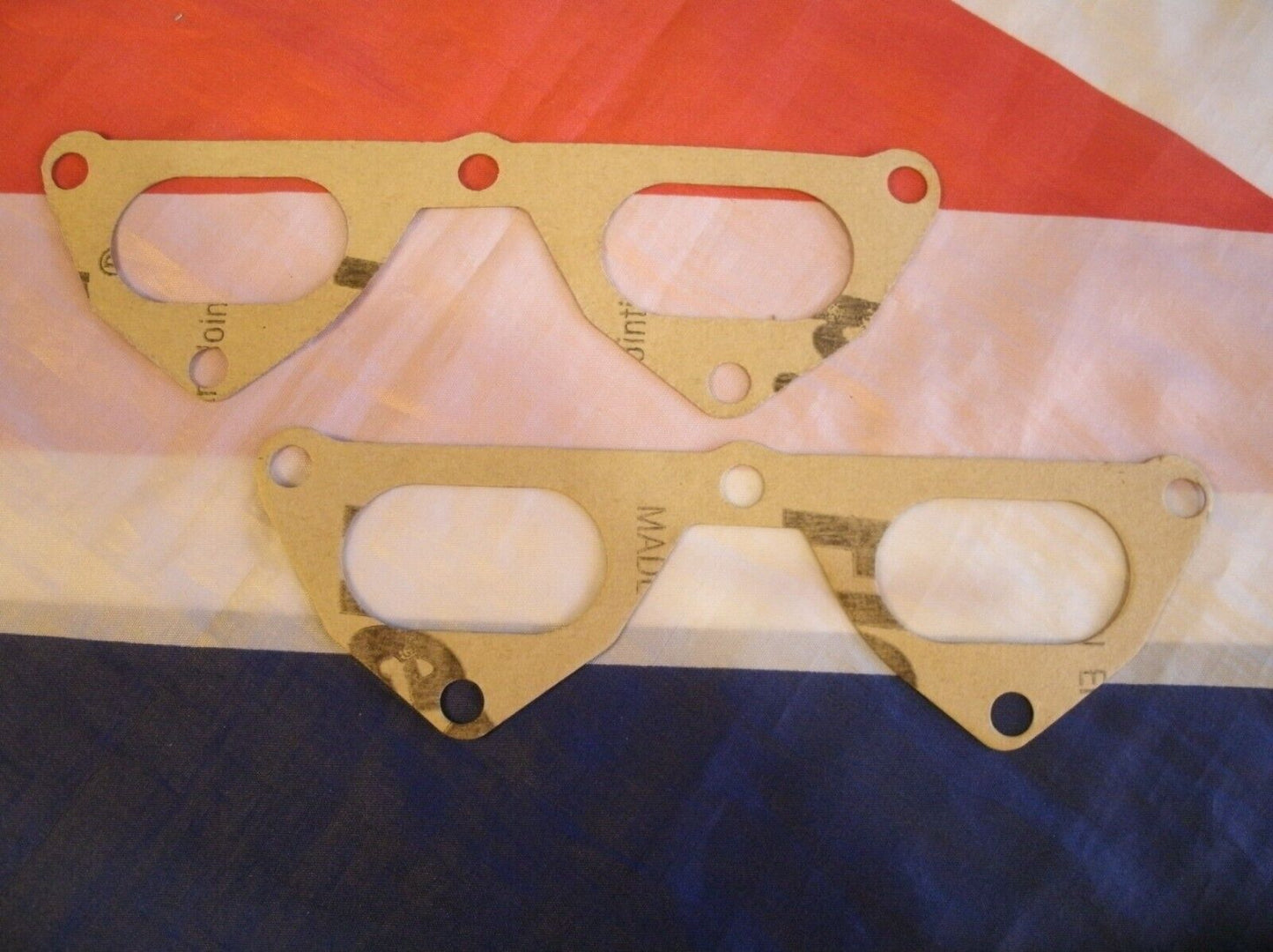 ONE NEW PAIR OF FORD ESCORT MK2 BDA RS 1800 STANDARD TYPE INLET MANIFOLD GASKETs
