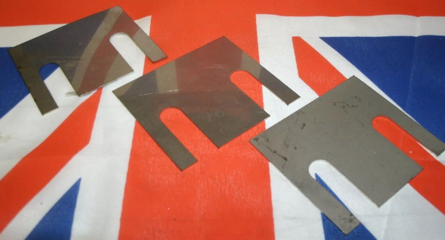 Triumph TR5 TR6 4 NEW 0.0590 REAR TRAILING ARM SHIMs IN STAINLESS STEEL.