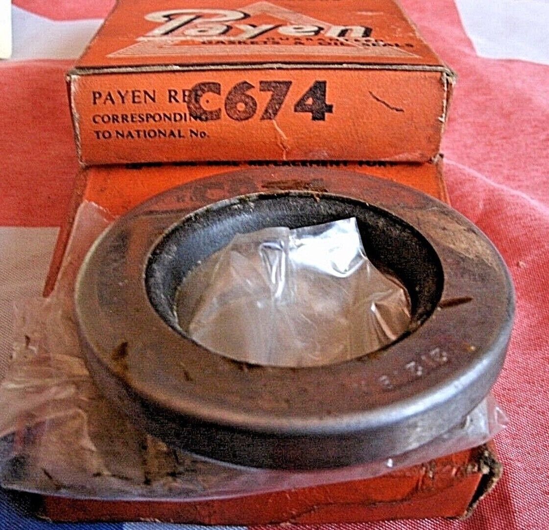 One NOS Payen Rear Hub Oil Seal B903 STANDARD EIGHT CABET 1953 On 107193 & 44015
