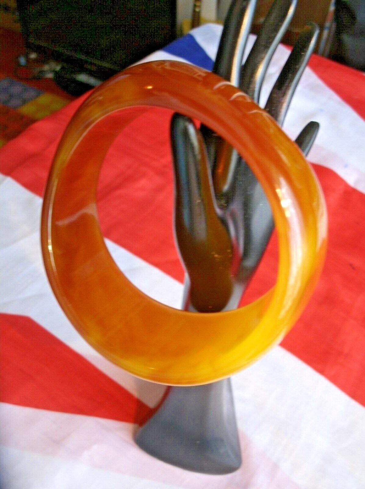 One Beautiful Vintage Bakelite Bangle In A Lovely Tortoiseshell Colour Very Nice