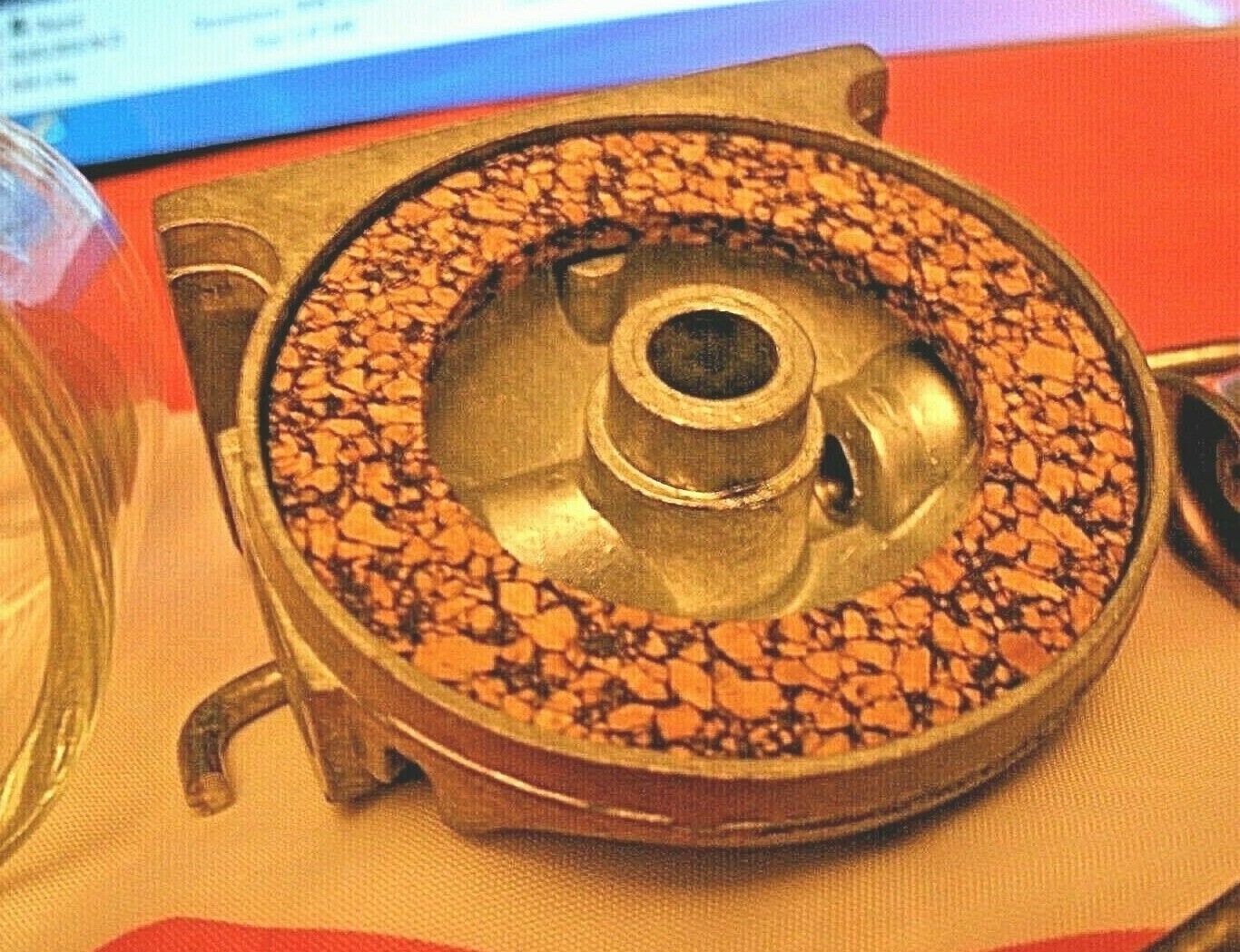 NEW ROVER P4 1954 to 1959 ON FUEL SYSTEM FILTER WATER TRAP CORK SEAL WIPAC type.
