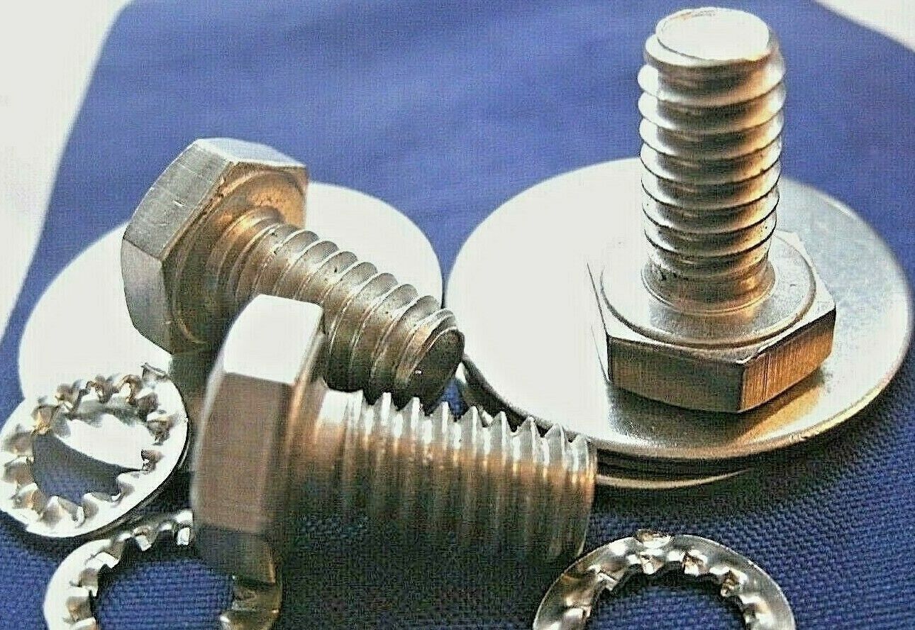NEW RANGE ROVER CLASSIC Water Pump Pulley Bolt & Washer kit in Stainless Steel