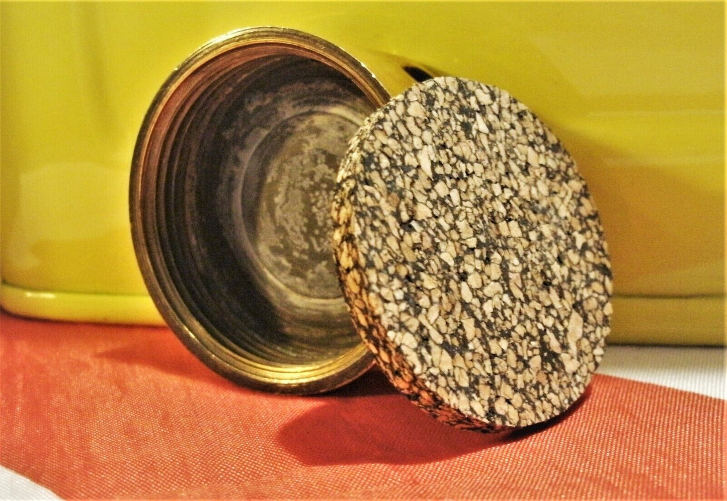 1 NEW 4 M THICK CORK SEAL FOR THE LIDS USED ON THE 2 GALLON VINTAGE PETROL CANS