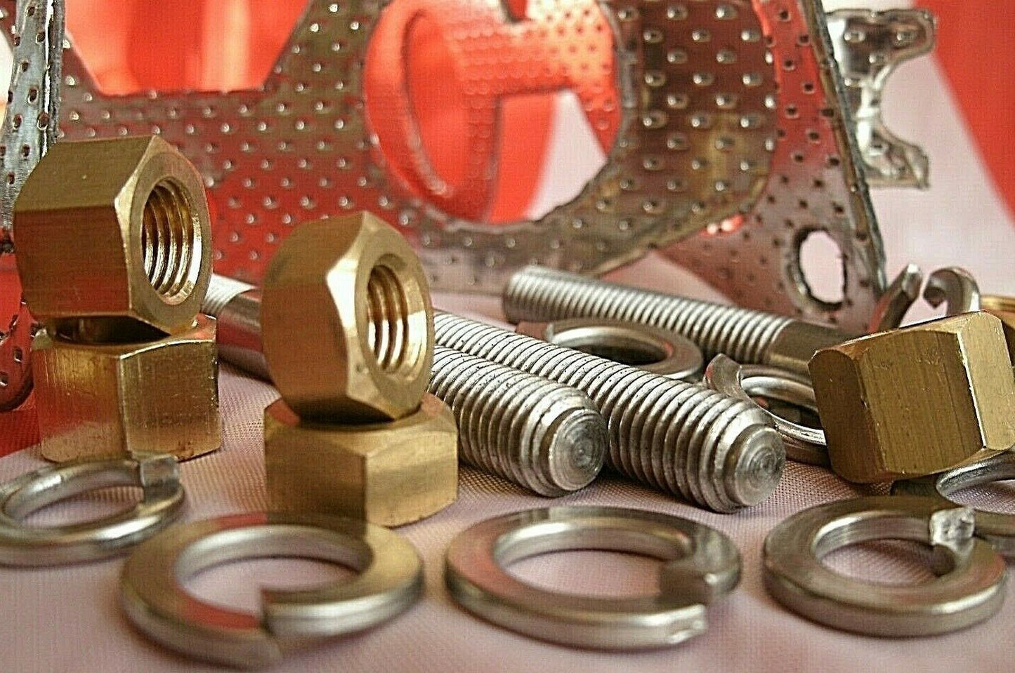 Rover P4 95,100,110 Exhaust Manifold & Dowm Pipe Brass & Stainless Fitting Kit.