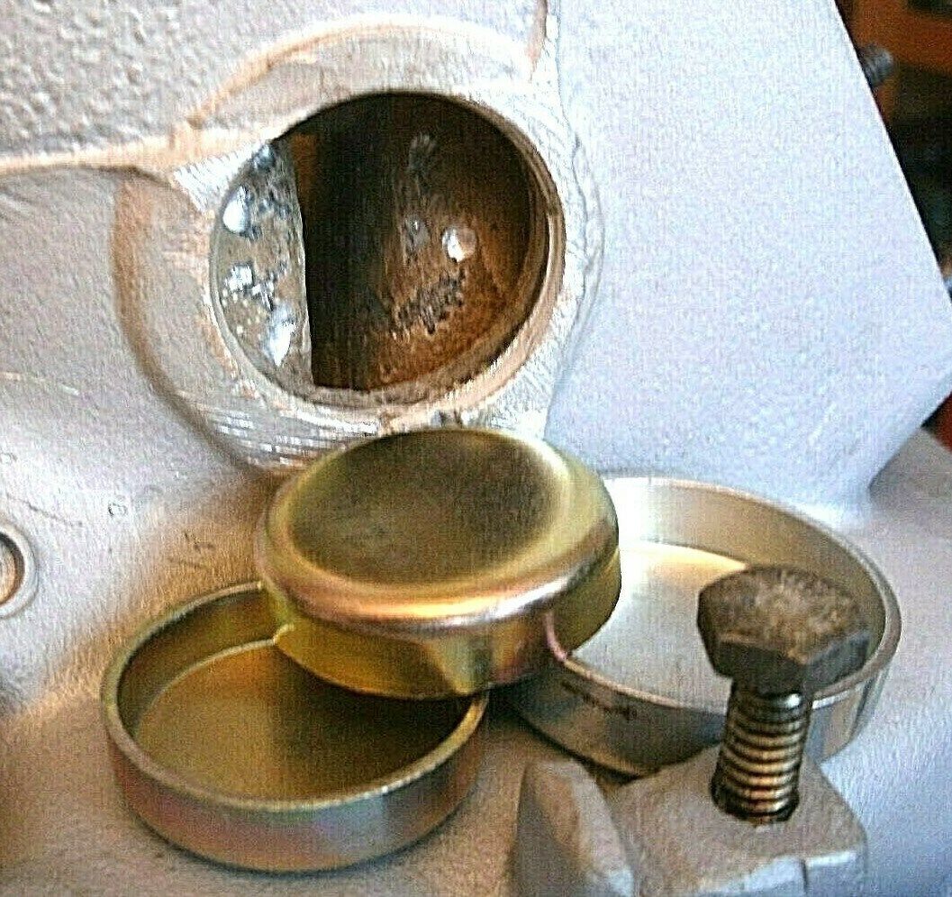 1 SET of 3 New Rover V8 Carburettor Inler manifold Mild Steel Plated Core Plugs