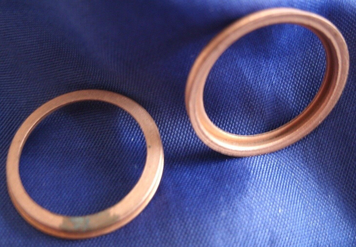 NEW ROVER P5 3 Litre Mk 1,2 3 Cylinder Head Oil Feed Pipe Copper Sealing Washers