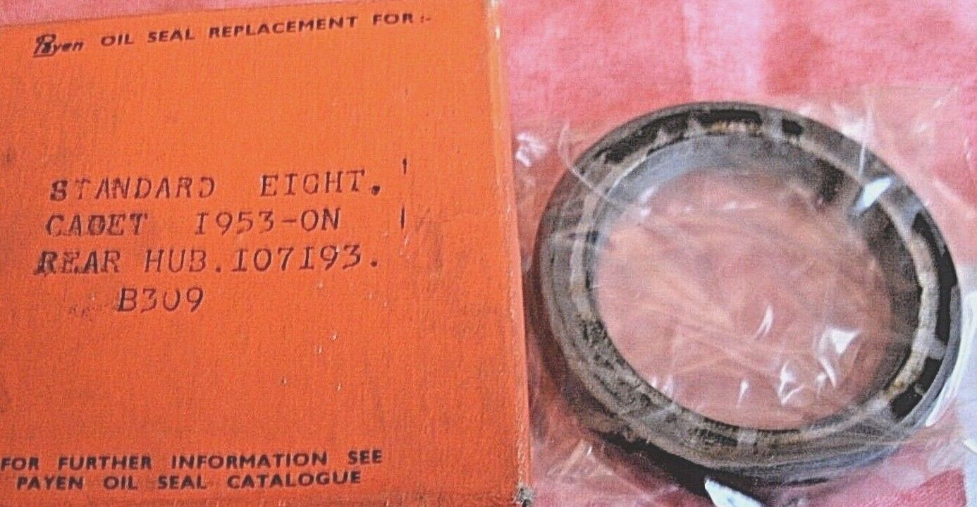 One NOS Payen Rear Hub Oil Seal B903 STANDARD EIGHT CABET 1953 On 107193 & 44015