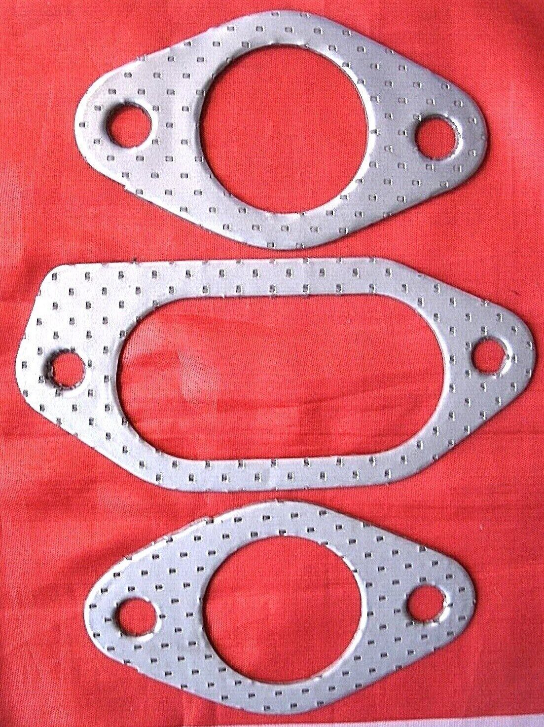 IMPROVED BIG BORE PERFORMANCE FORD CORTINA OHV X FLOW EXHAUST MANIFOLD GASKETS