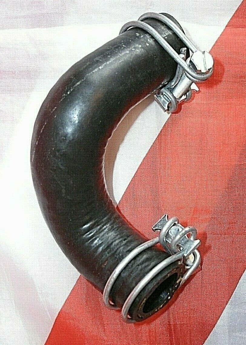 1 ROVER P5 3 LITRE OUTLET HOSE FROM WATER PUMP TO HEATER WITH 2 WIRE HOSE CLIP