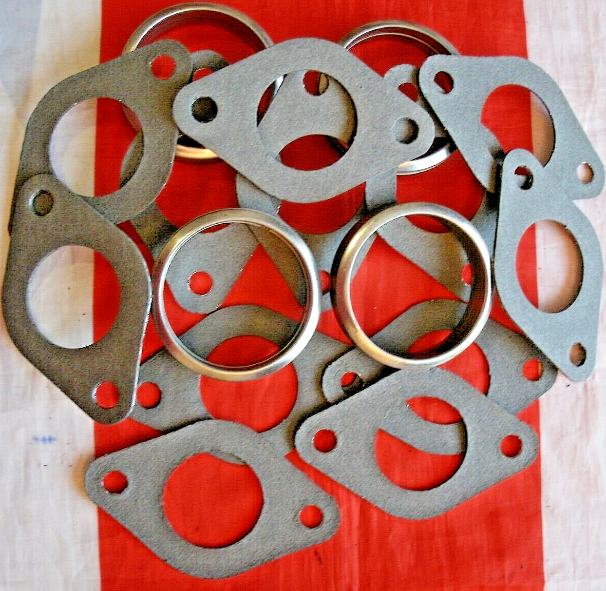 Jaguar E Type V12 Complect Set of Gaskets & Oliver For The Exhaust Manifolds