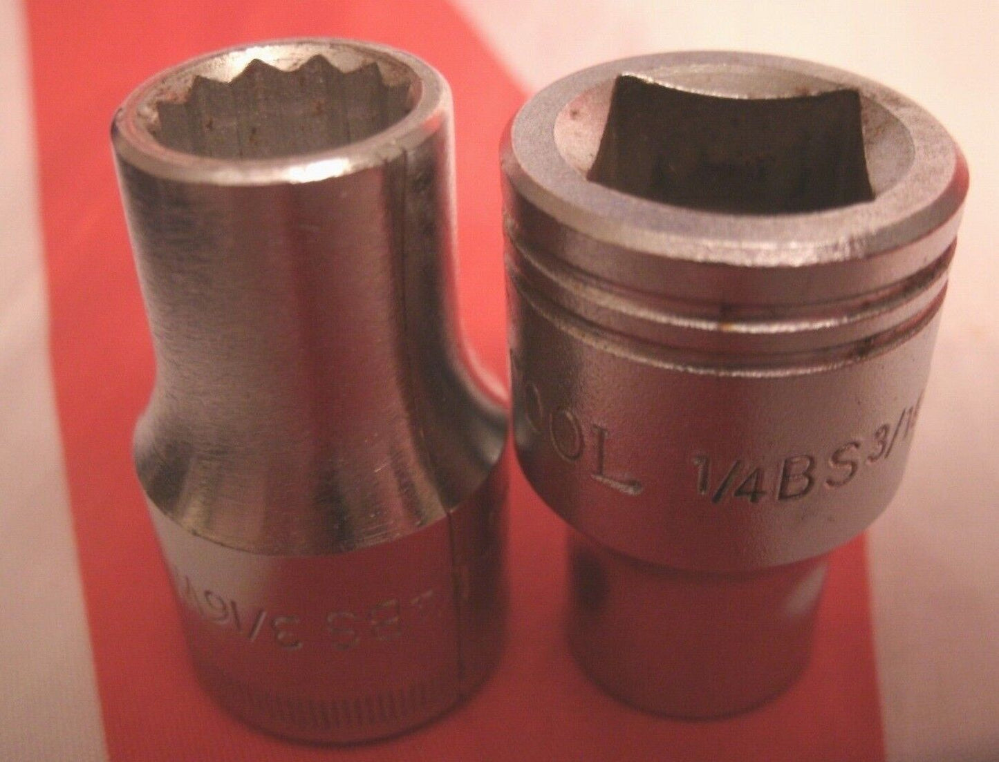 One New Old Stock 1/2 Drive Britool Socket 1/4 BS-3/16 W Classic Vintage Vectren
