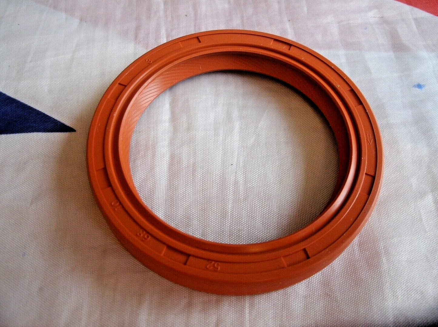 One NEW Volvo P1800s Front Crank shaft Oil Seal Late type from 1973/? on