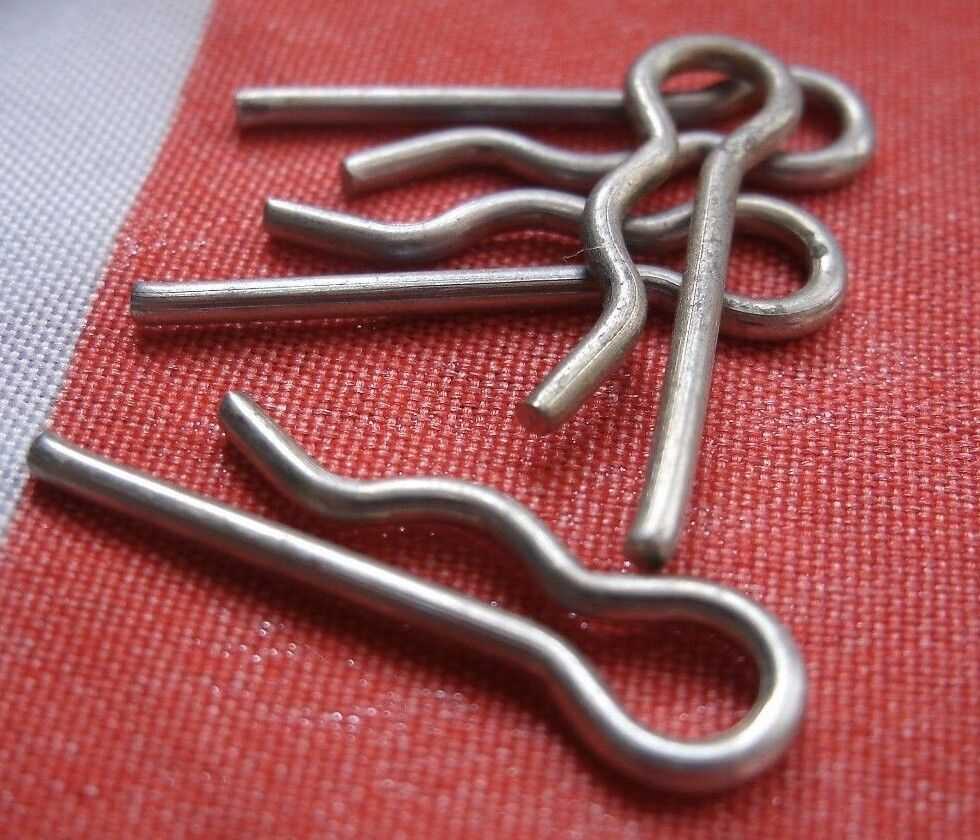 NEW Rover P6 & P6B FRONT BRAKE CALIPER PAD RETAINING PIN R CLIPS STAINLESS STEEL