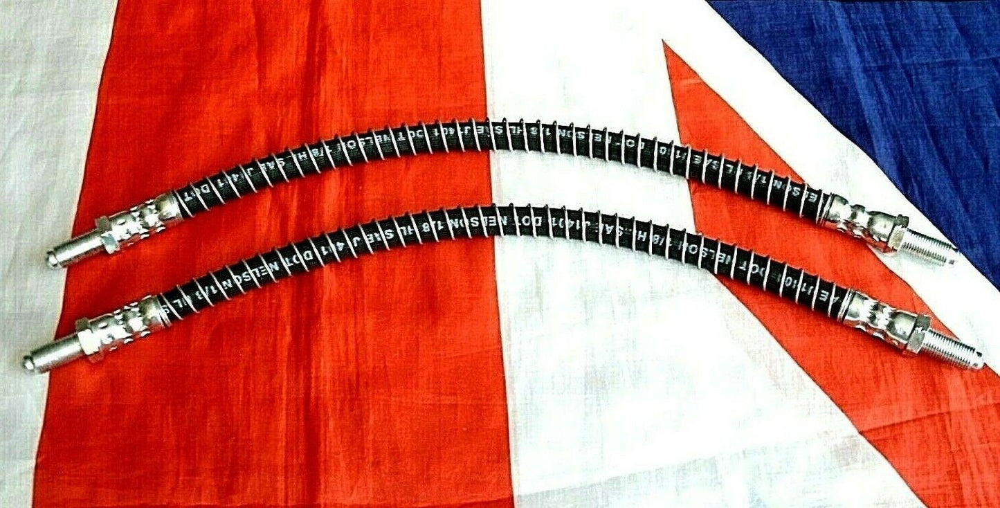 1 Set Of 3 New Aston Martin AMV8 Volante Vantage Armoured Brake Hoses 1968 on