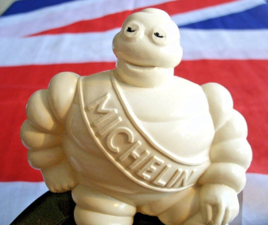 One Vintage Art Deco Bakerlite Michelin Man Ashtray Very Clean & Collectable
