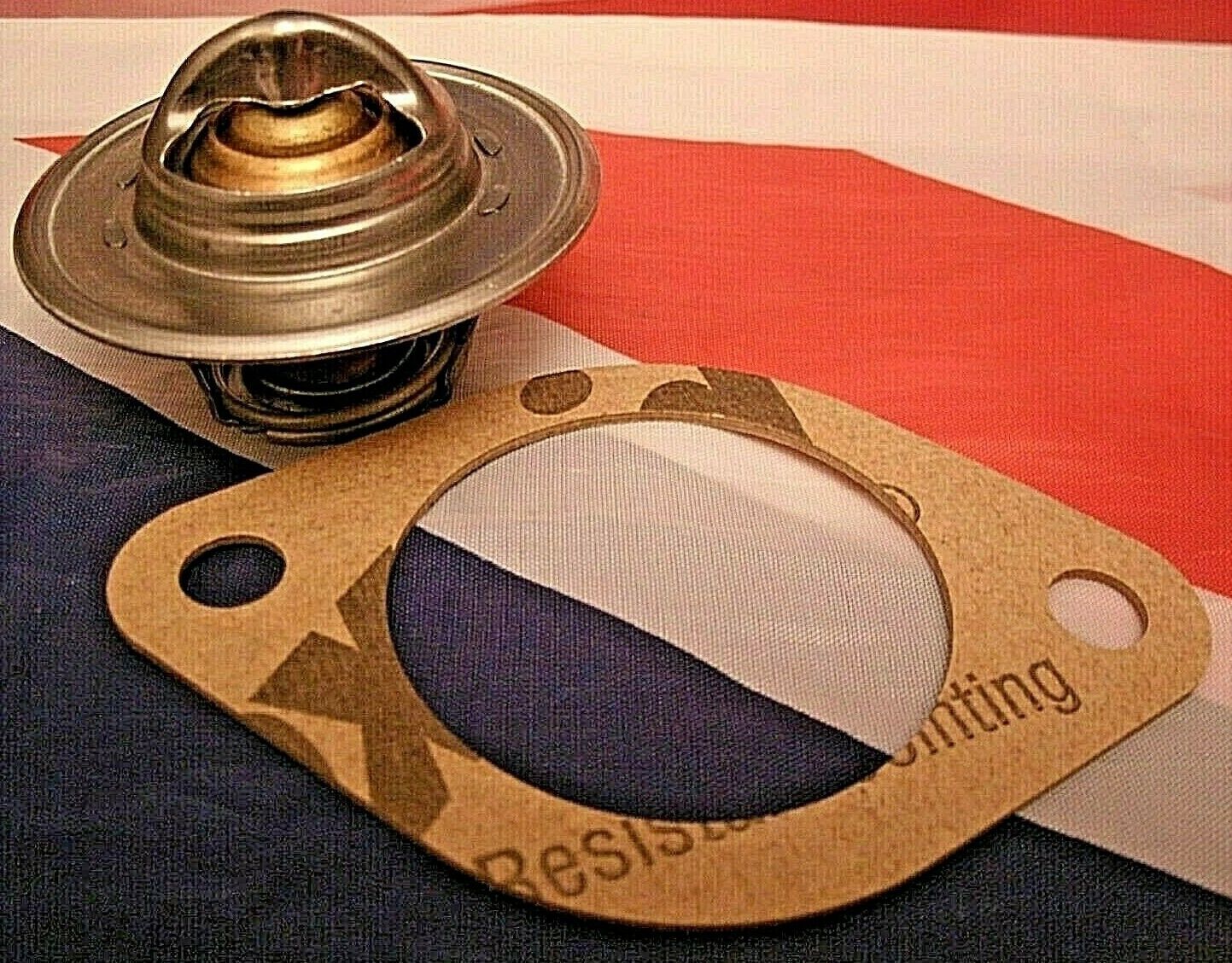 1 New AM AMV8 DBSV8 Aston Martin Improved Thermostat And Gasket Kit.￼