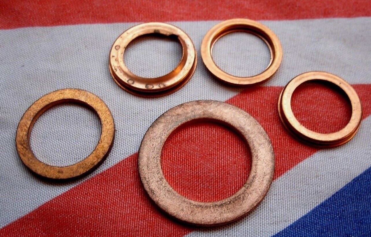 NEW ROVER P5B P6B V8 3.5 1967 to 1977 OIL PUMP RE LEAF VALVE SEAL WASHER
