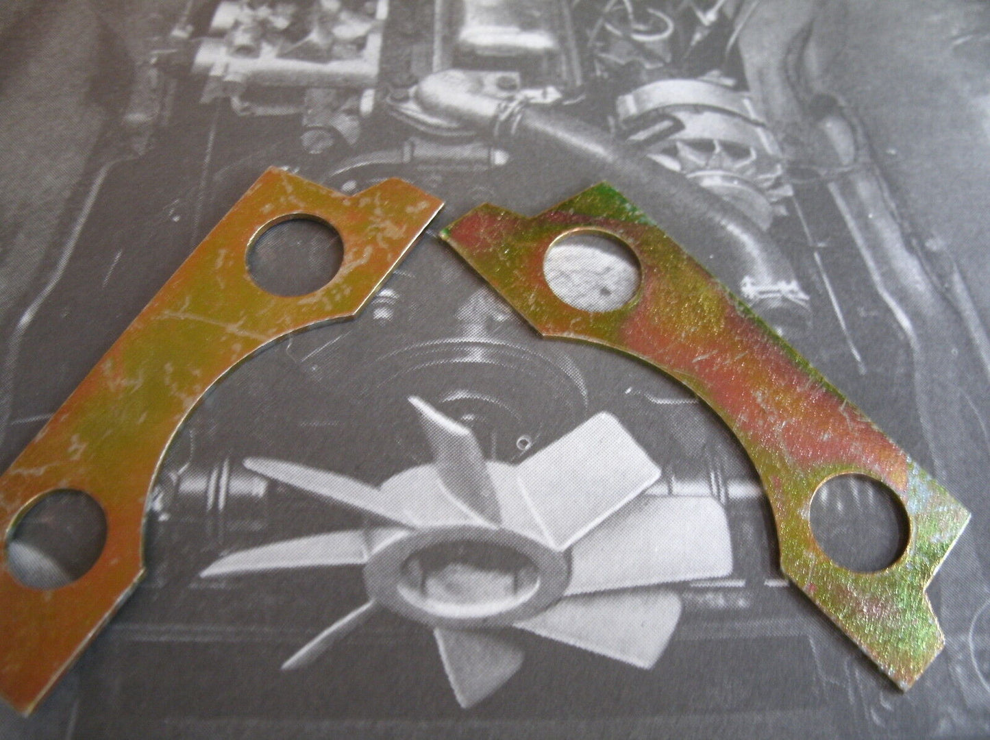 Triumph TR5 TR6 ONE 0.350" ONLY FRONT SUSPENSION ARM SHIMS IN STAINLESS STEEL