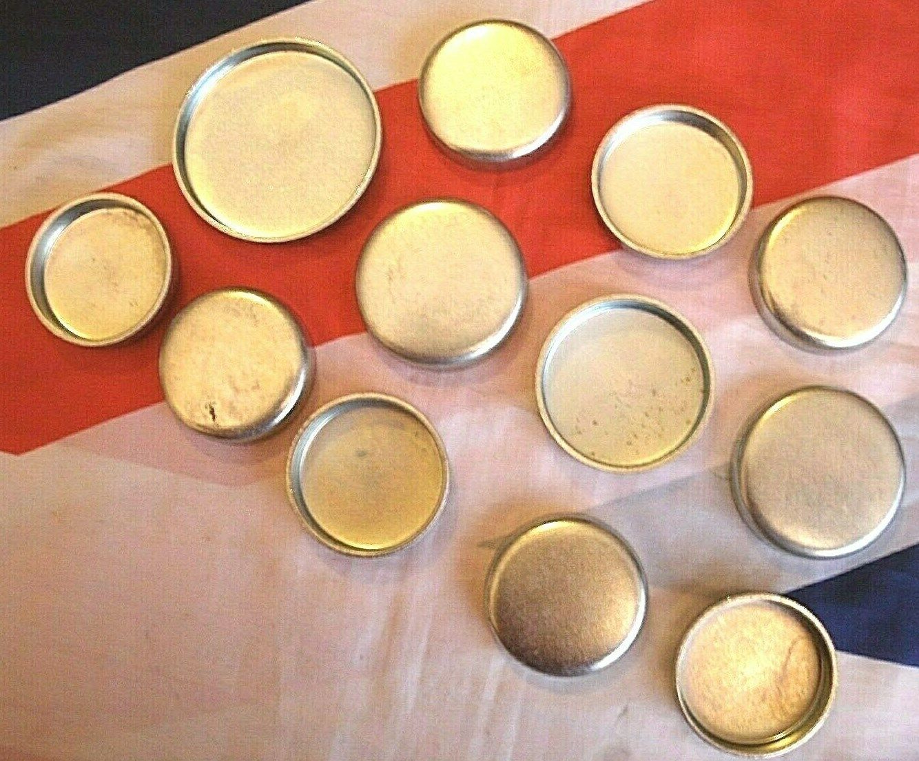 1 SET of 12 Stainless Steel Ford V6 2.0 2.3 2.6 & 2.8i Core Plugs 1987 to 1989