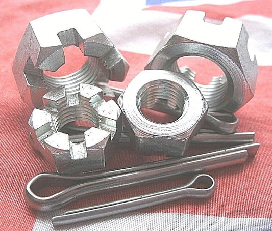 FORD ESCORT MK1 TCA INNER/OUTER NUTS & SPLIT PINs 1100 1300E MEXICO TWIN CAM BDA