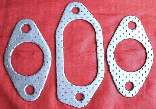 IMPROVED BIG BORE PERFORMANCE FORD CONSUL OHV X FLOW EXHAUST MANIFOLD GASKETS
