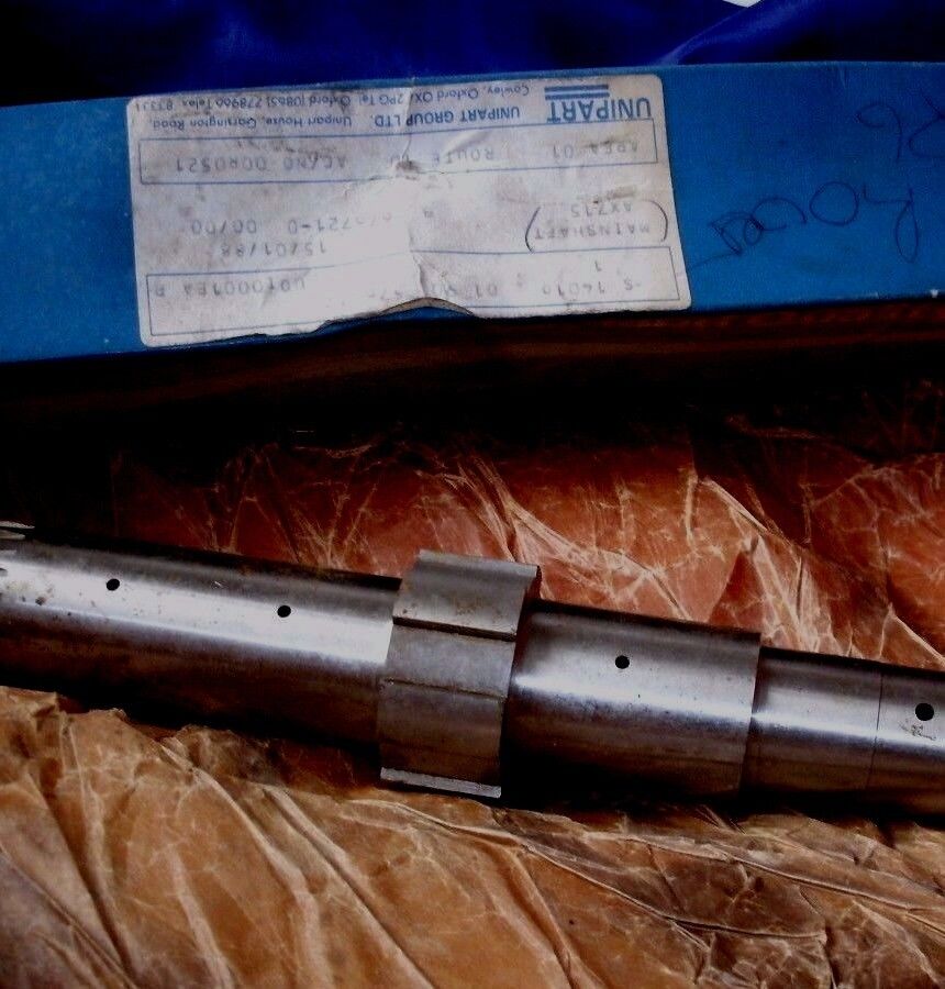 NOS V8 MORGAN MAINSHAFT FOR THE 4 SPEEDO MANUAL ROVER P6B V8 GEARBOX NOS
