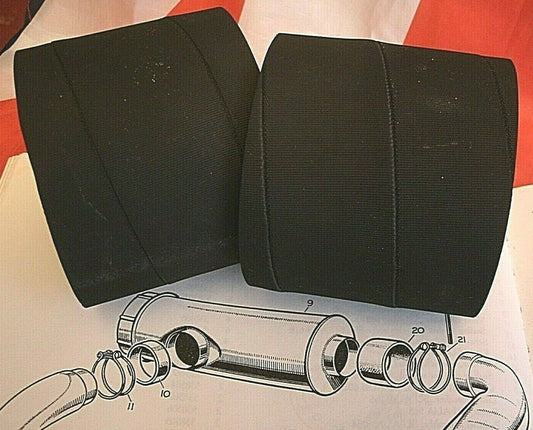 Rover P4 95 & 100 Air Silencer Oil Bath Cleaner Rubber Link Hoses 269208 269199