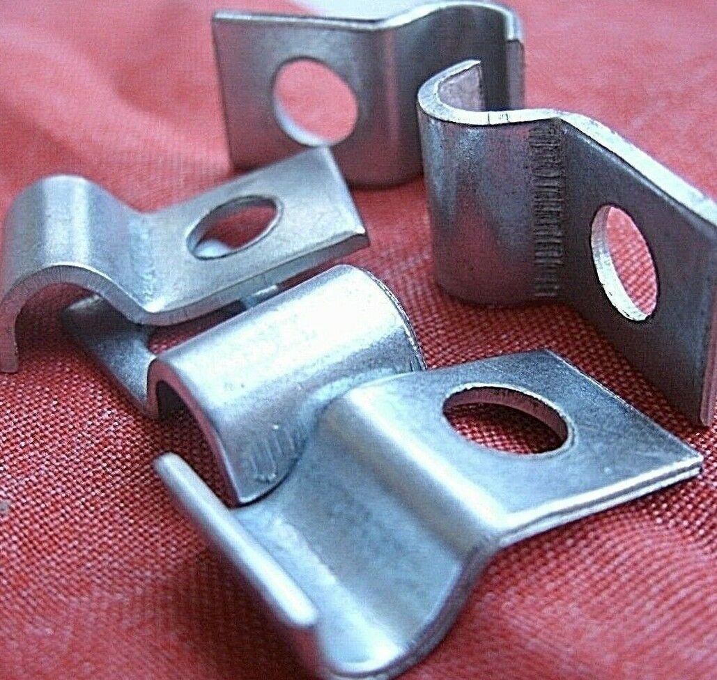 1 Set OF 10 Rover P6 2000 3/16 Saddle Clips 4 fixing Brake pipes to body shell