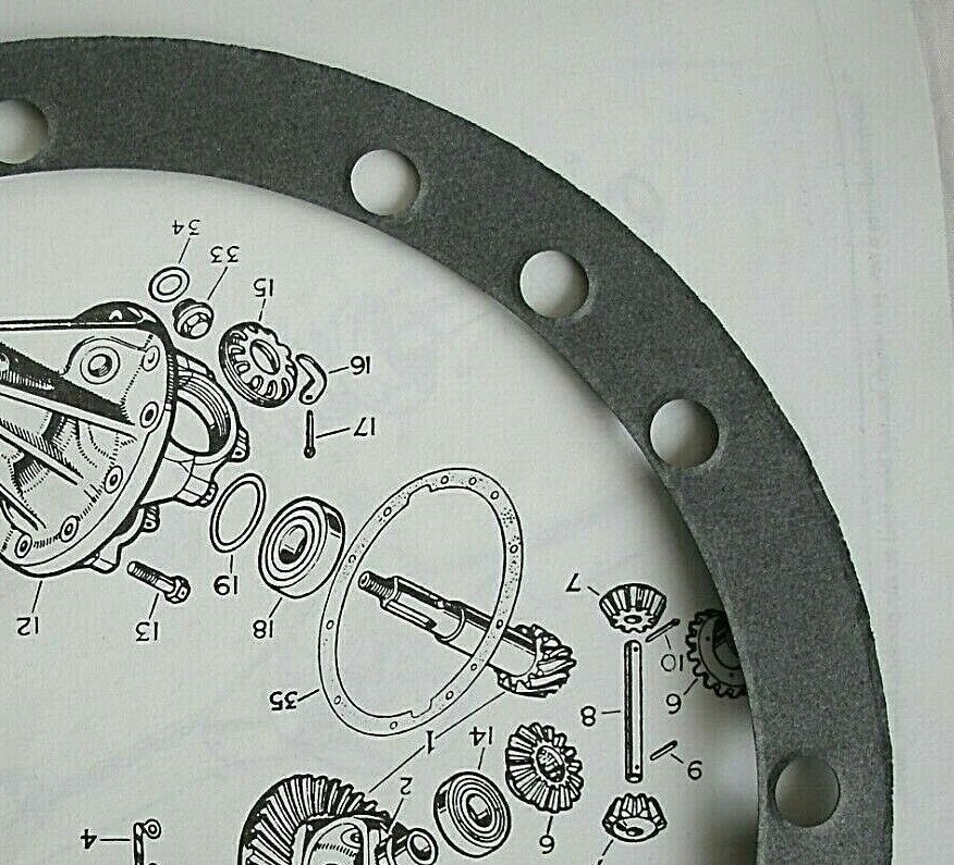 1 New Rover P5B V8 Gasket-Joint Washer 4 Differential to Axle Casing all models