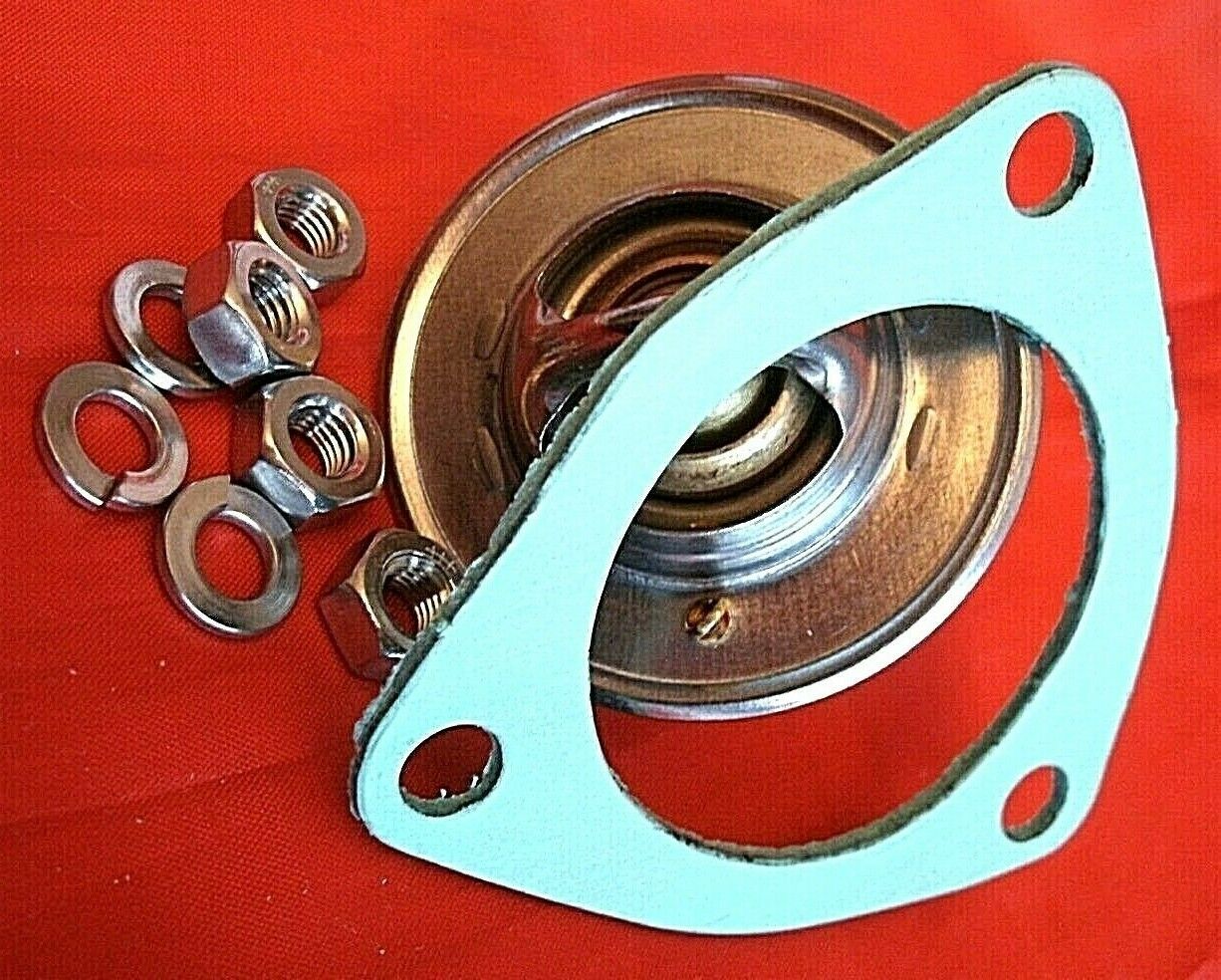 NEW ROVER P6 2000 2200 THERMOSTAT & HOUSING GASKET IS 1/16 & FULL FITTING KIT