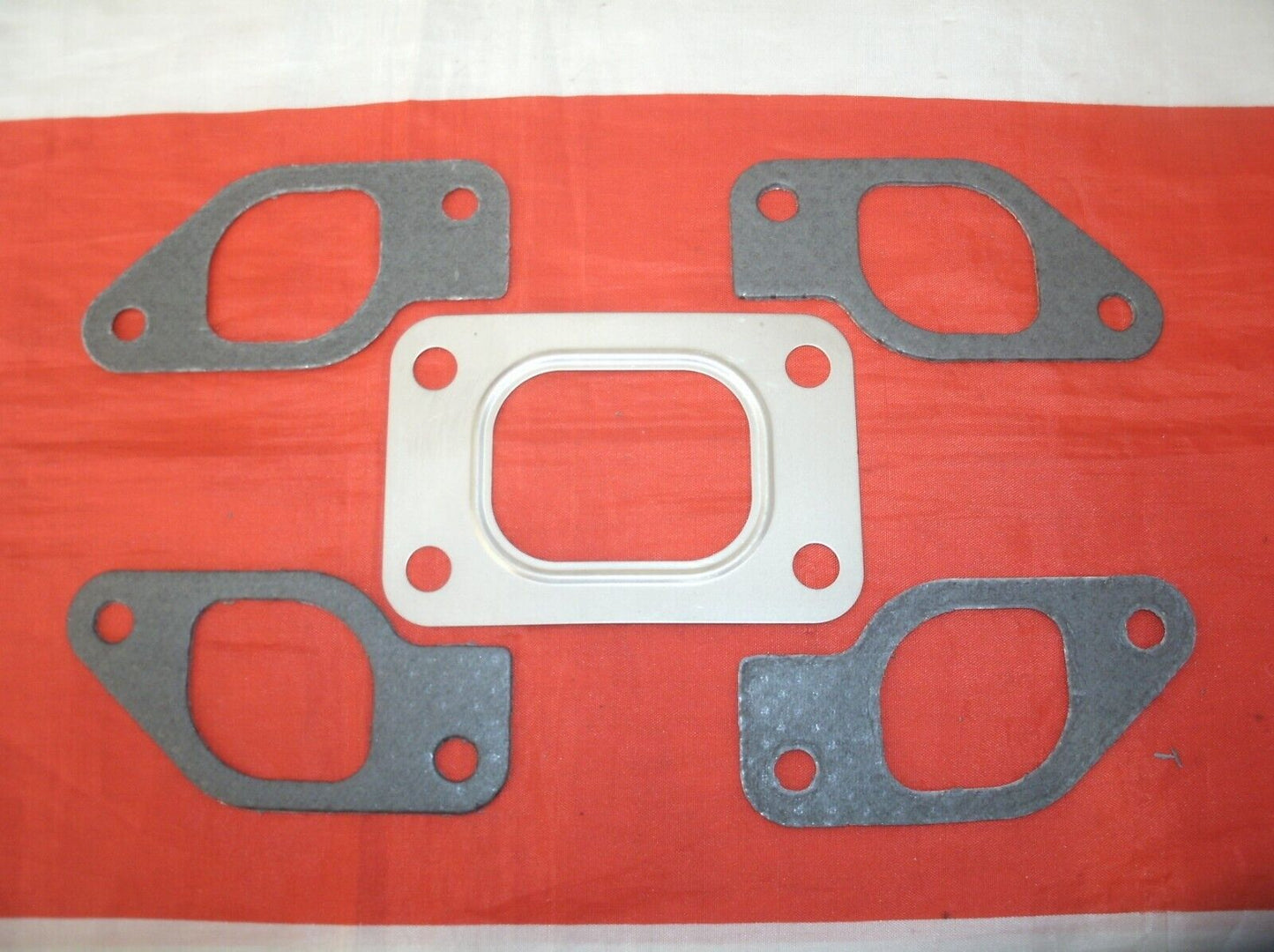 One New Full Set Of 5 Land Rover VM Diesel 2.4 & 2.5 Exhaust Manifold gaskets