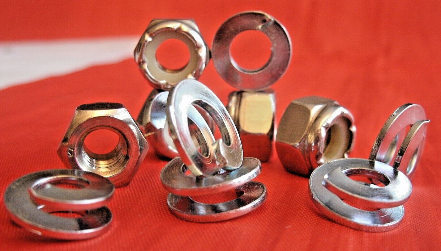 1 Rover P4 Rear Brake Cylinders Car set Rubber Seals & Lock nuts Special Washers
