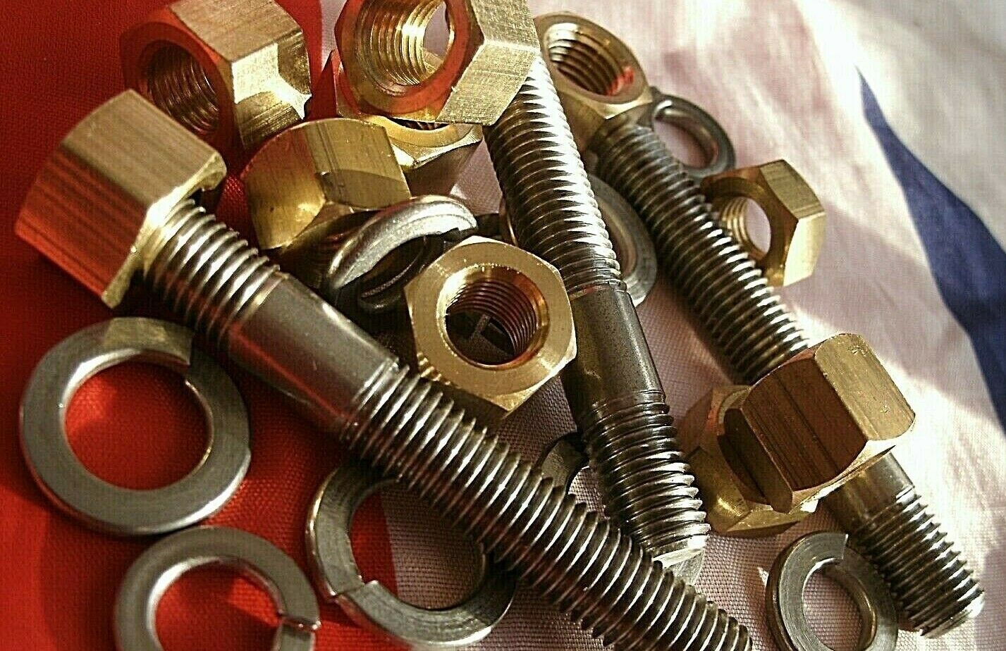 Rover P4 95,100,110 Exhaust Manifold & Dowm Pipe Brass & Stainless Fitting Kit.
