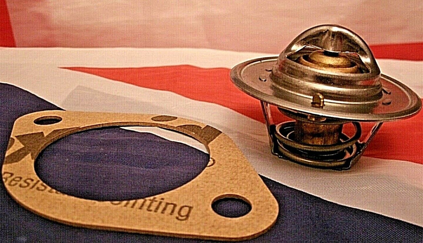 1 New AM AMV8 DBSV8 Aston Martin Improved Thermostat And Gasket Kit.￼