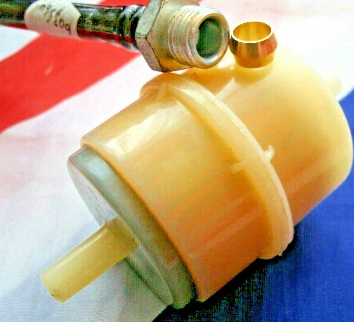 NEW ROVER P6 3500 3500s V8 Carburettor 3 Olives For feed lines on Fuel Filter.